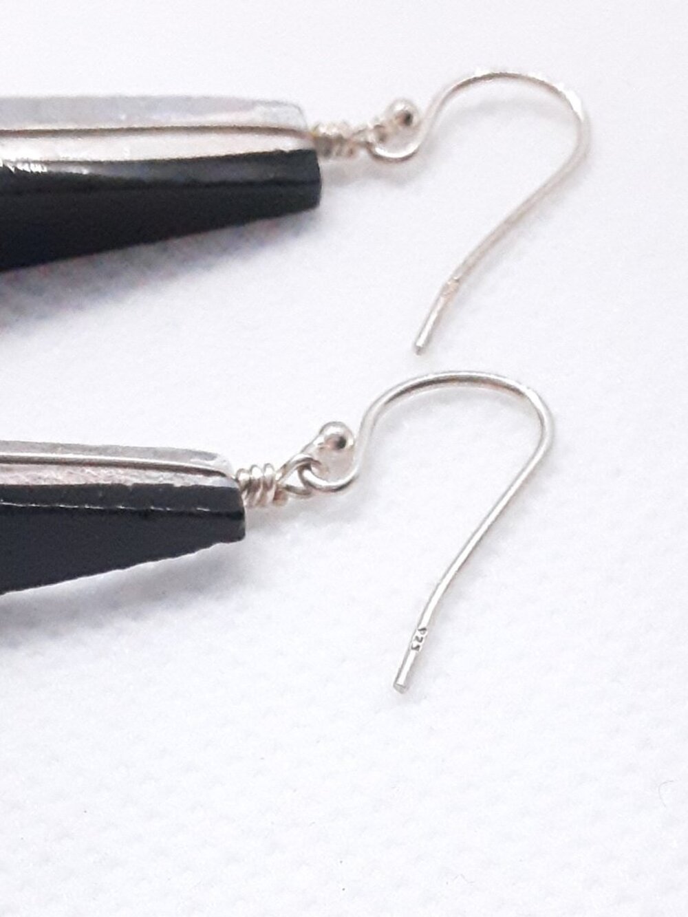 NEW Summer Fun Pink Glass Tear-drop Earrings - Picture 10 of 12